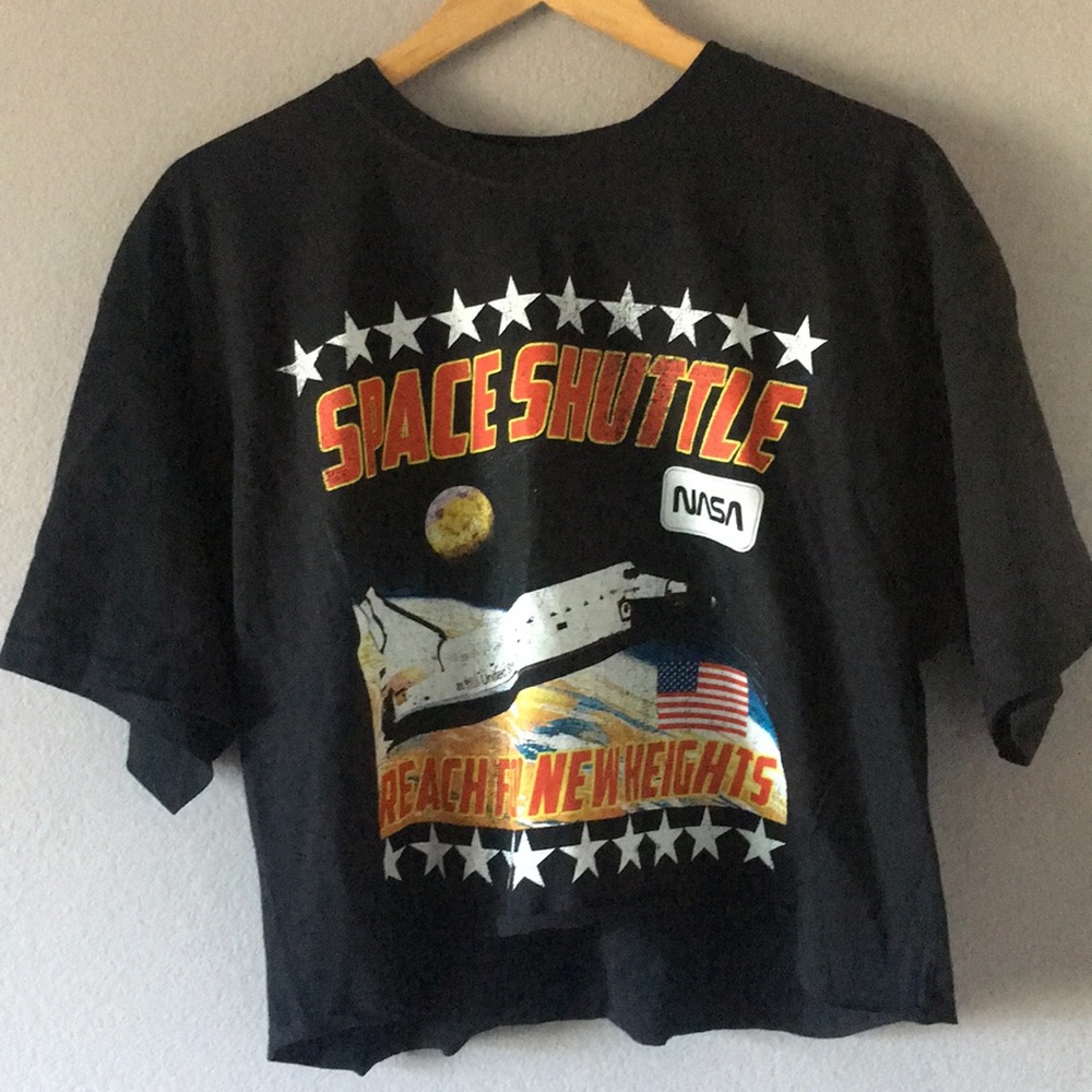 *SOLD* NASA space crop tee/tshirt